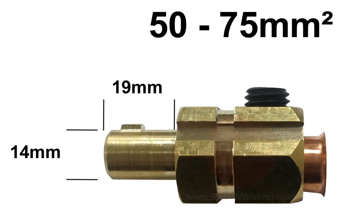 BO3CP70  Dinse Type Cable Plug For 50 To 70 mm Sq Welding Cable